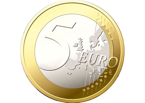 Ilustração gratis: Moeda, 5 Euros, Dinheiro, Euro Imagem ...