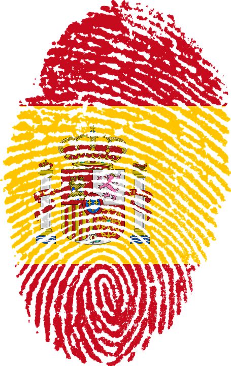 Ilustración gratis: España, Bandera, Huella Digital ...