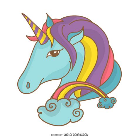 Ilustración Unicornio lindo   Descargar vector