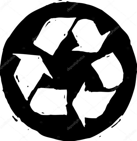 ilustración vectorial del logotipo reciclado — Vector de ...