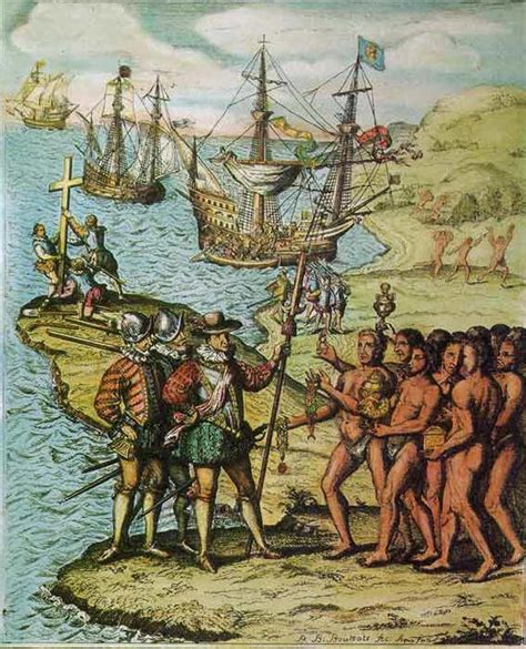 Image detail for  the colonization of the americas tied in ...