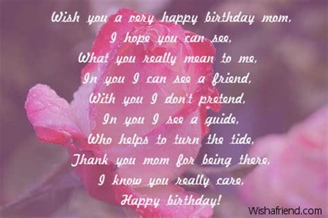 Image Gallery happy birthday mom poems