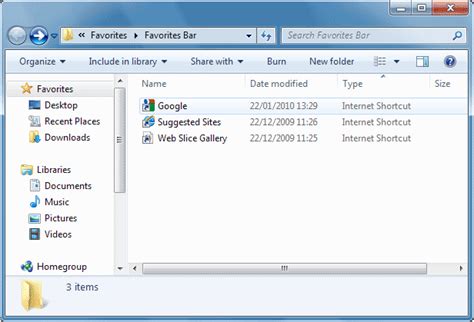Image Gallery install toolbar windows 7