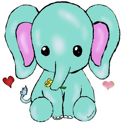 Image Gallery kawaii elephant