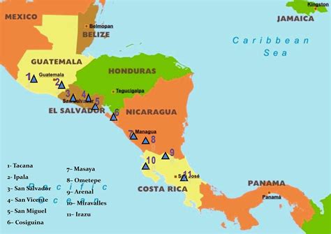 Image Gallery mapa centroamerica