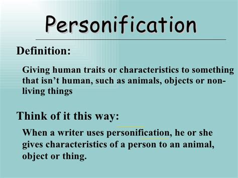 Image Gallery personification meaning