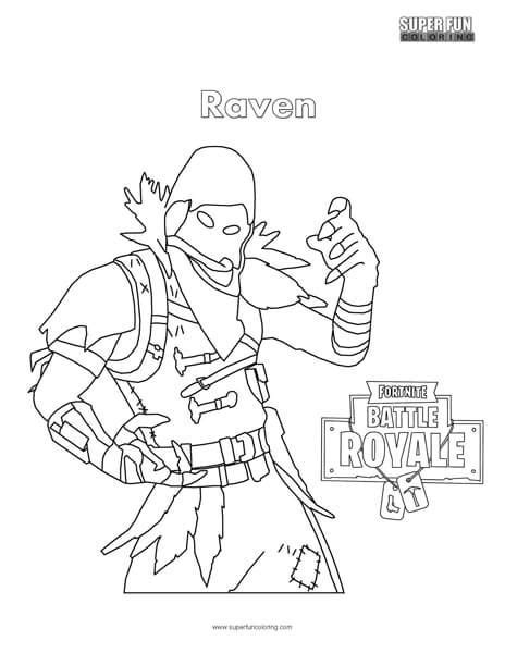 Image result for fortnite coloring pages raven | fornite ...