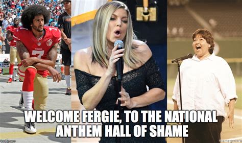 Image tagged in fergie,national anthem   Imgflip