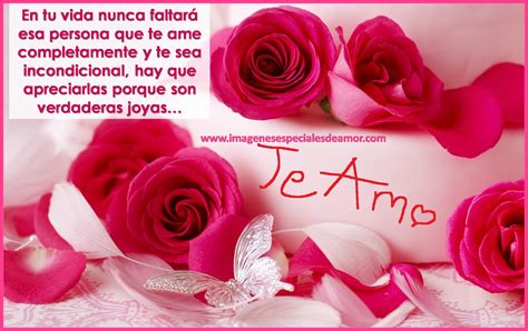 Imagen de amor de rosas y corazones con frase – Imagenes ...