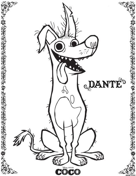 Imagen de Dante perro de coco pelicula de Disney Pixar ...