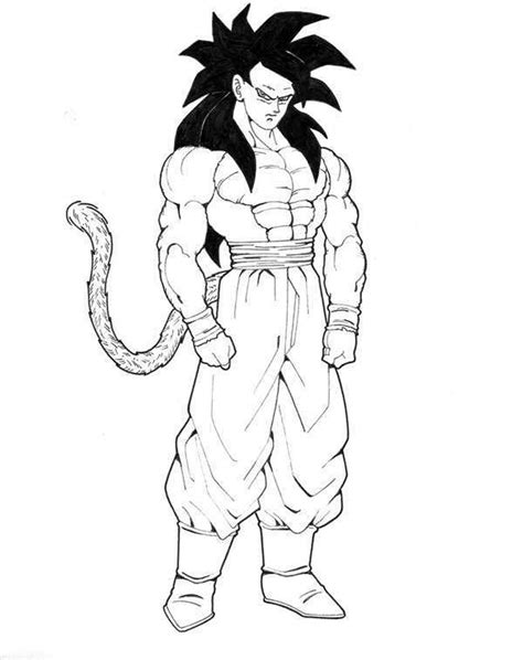 Imagen de Goku para colorear   Dibujos De