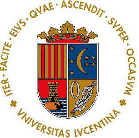 Imagen del escudo. Presentación Universidad de Alicante