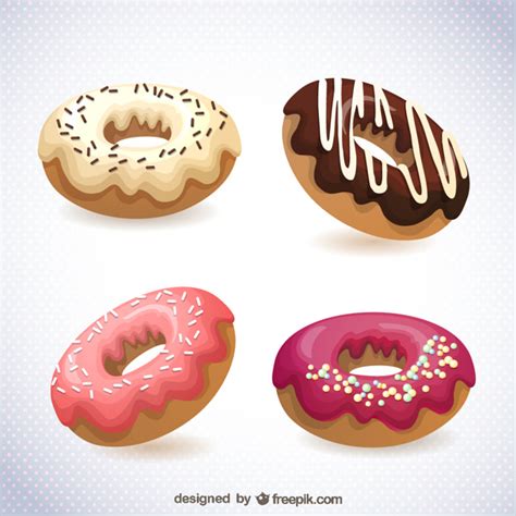 Imagen donuts formato vectorial | Descargar Vectores gratis