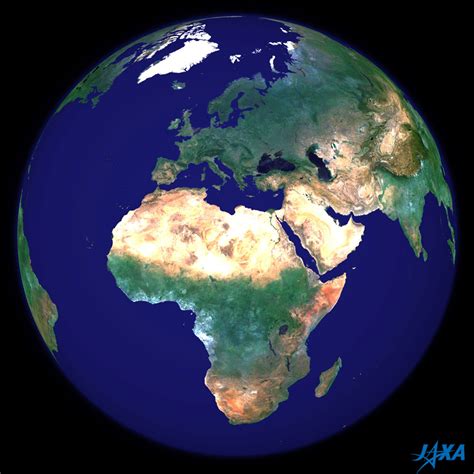 Imagen esférica de la tierra centrada en África   Tamaño ...