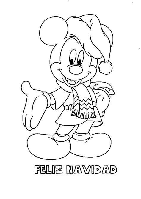 Imágenes con Dibujos de Mickey Mouse de Navidad para ...
