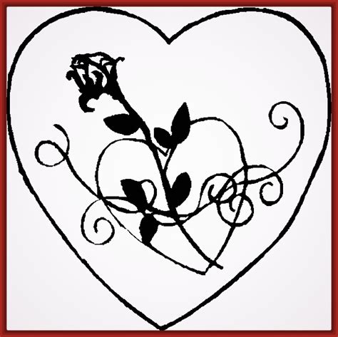 imagenes de corazones de amor para dibujar a lapiz ...