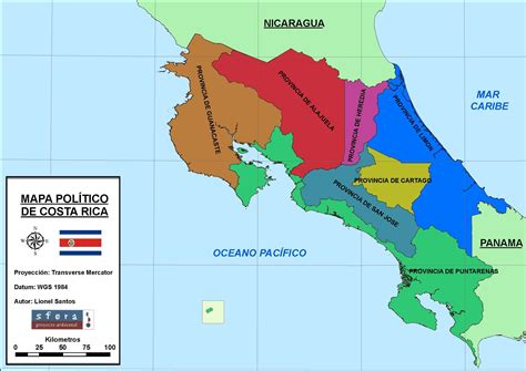 Imágenes de Costa Rica mapa El | Mapas CR | Pinterest ...