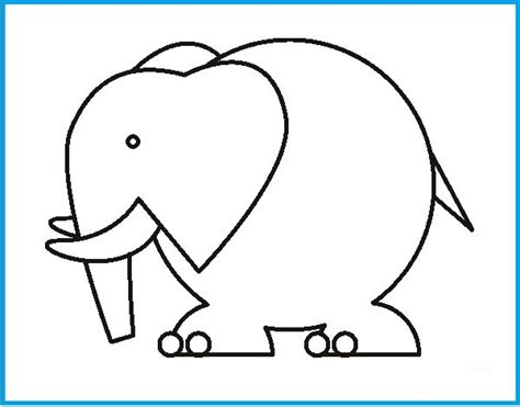 Imagenes De Elefantes Para Dibujar e Imprimir | Imagenes ...