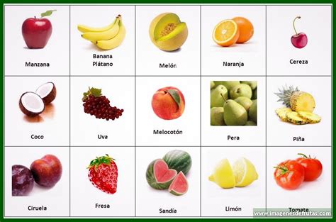 imagenes de frutas con nombres en español Archivos ...