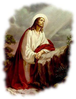 Imágenes de Jesús orando