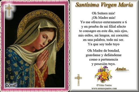 Imágenes de la Virgen María con una Oración   Imágenes de ...