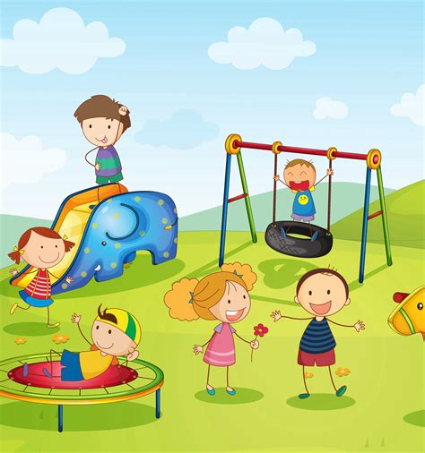 Imagenes de niños jugando en el parque   Imagui