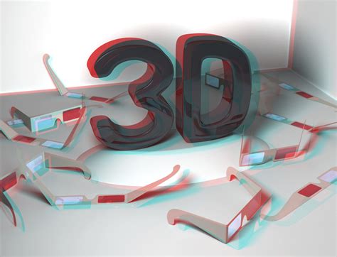 Imágenes en 3D, imágenes de anaglifo para ver con gafas