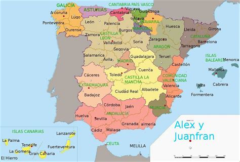 Imagenes Mapa España Provincias