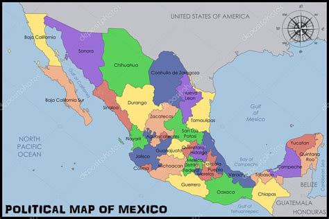 Imágenes: mapas de mexico | mapa político de México ...