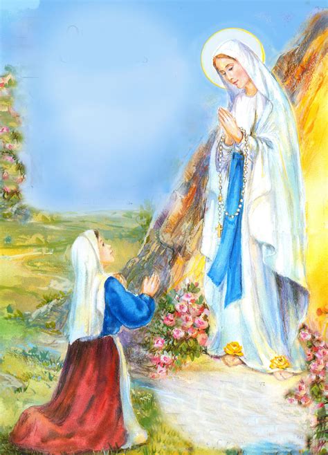 IMAGENES RELIGIOSAS: Nuestra Señora de Lourdes