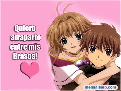 Imágenes románticas de anime con mensajes de amor ...