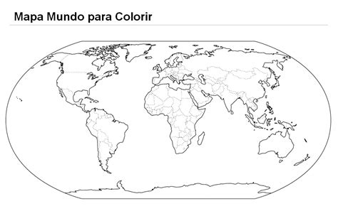 Imagens do mapa mundo para imprimir e colorir   Fichas e ...