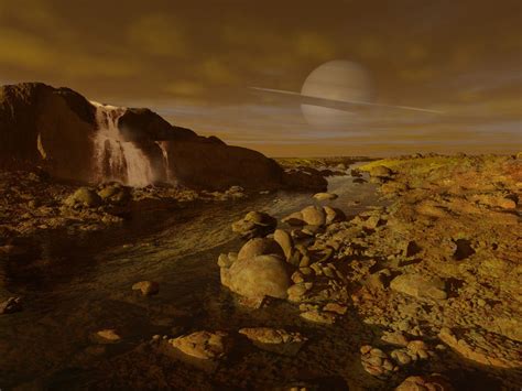 Images From Titan s Surface | Saturn Surface On the ...