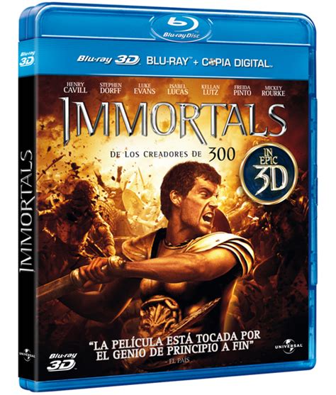 Immortals en Blu ray y Blu ray 3D: Carátulas y todos los ...