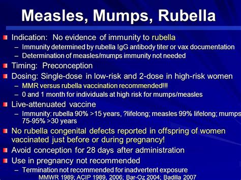 Immunization Recommendations Pregnant and Breastfeeding ...
