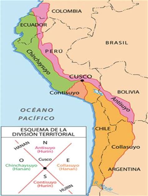 Imperio Inca: Ubicación geográfica   Mapa