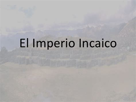 Imperio incaico