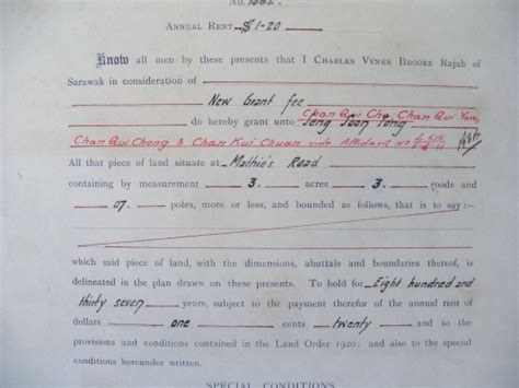 Important Signature~Charles V Brooke 1930 Sarawak King For ...
