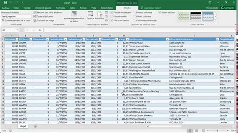 Importar a Excel 2016 una base de datos en Access.   YouTube