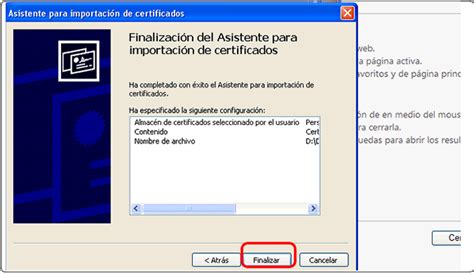 Importar certificado digital y firma al navegador