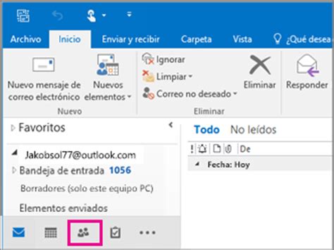 Importar contactos a Outlook   Soporte de Office