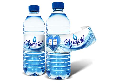 Impresion de Etiquetas para Botellas de Agua