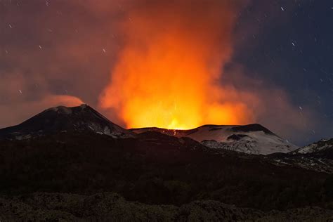 Impresionante erupción del Monte Etna   Noticias   Taringa!