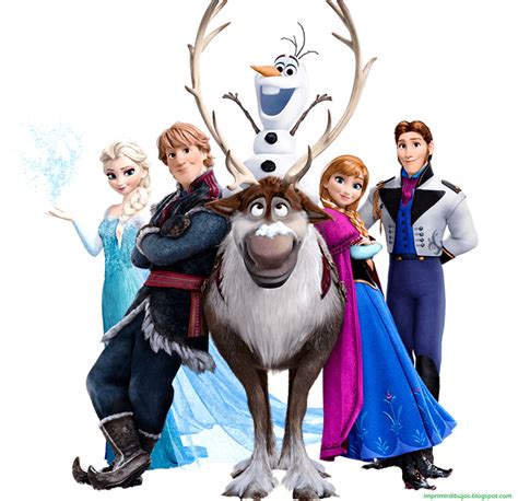 Imprimir Dibujos: Personajes de Frozen   El Reino del ...
