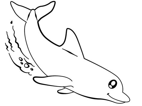Imprimir gratis dibujos para colorear – delfines