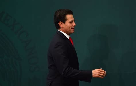 In a Corner, President Enrique Peña Nieto of Mexico ...