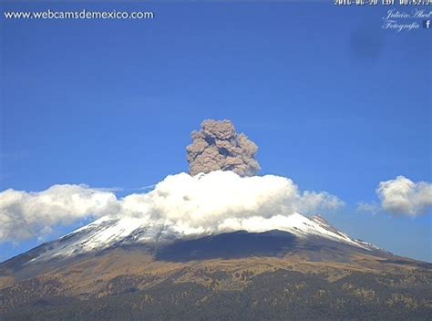 Increased volcanic activity in 24 hours: Popocatepetl ...