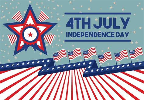 Independence Day July 4th Vector Poster   Download Free ...