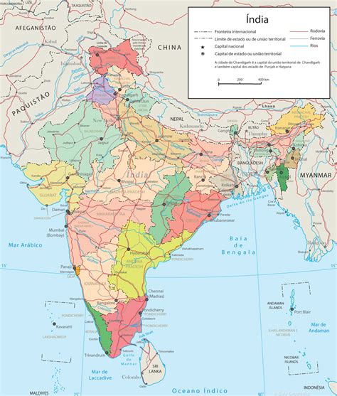 India   Mapa De La Orografía