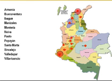 Indicativos De Las Ciudades Y Municipios De Colombia ...